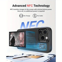 HD 1080P Inkplay E-Ink Screen Phone Case, DIY Wireless NFC Photo Display Smart Phone Case, Custom Phone Protective Case, Anti-Drop Water-Resistant Ink Phone Case Compatible with Iphone 15 Pro Max,