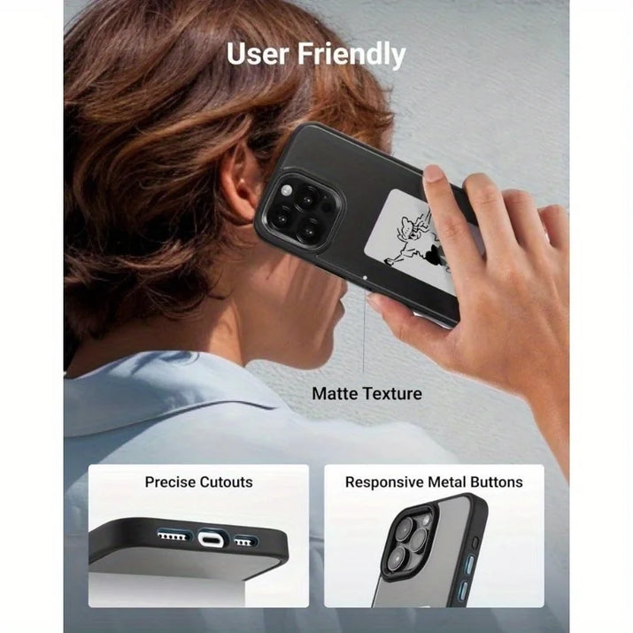 HD 1080P Inkplay E-Ink Screen Phone Case, DIY Wireless NFC Photo Display Smart Phone Case, Custom Phone Protective Case, Anti-Drop Water-Resistant Ink Phone Case Compatible with Iphone 15 Pro Max,