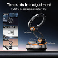 360° Foldable Magnetic Phone Holder, Magsafe Vacuum Magnetic Super Suction Cup Car Phone Holder, Adjustable Car Phone Holder, Hands-Free Suction Cup Phone Holder, Car Phone Holder for All Smartphones, Vehicles, and Gym/Bathroom Mirrors, Must-Have Gift